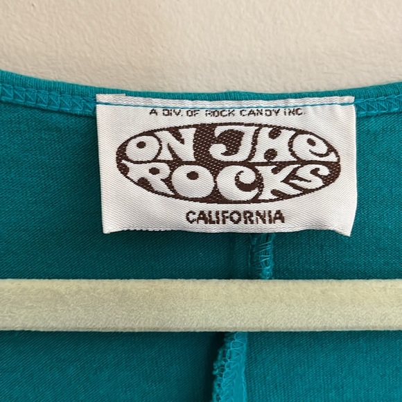 On the Rocks - California VTG Size XL Jersey Knit Dress - Picture 6 of 6